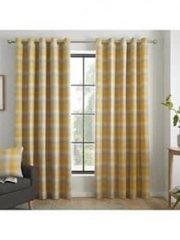 Curtina Lincoln Eyelet Curtains 66X90