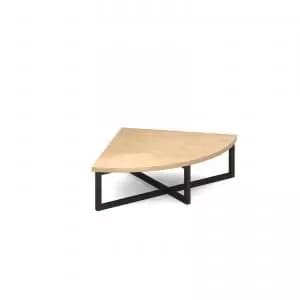 Nera corner unit table 700mm x 700mm with Black frame