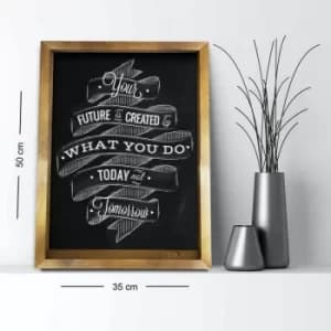 3550AHS-010 Multicolor Decorative Framed MDF Painting