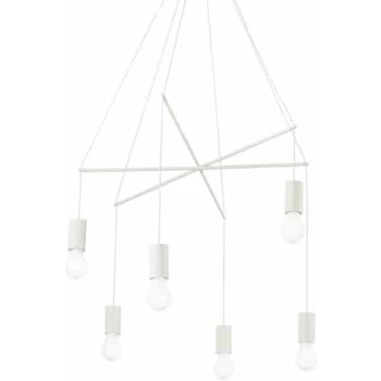 Ideal Lux Lighting - Ideal Lux Pop - 6 Light Cluster Ceiling Pendant White