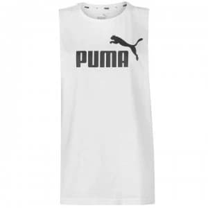 Puma Essential Cut Off Tank Top - White 02