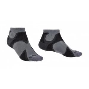 Bridgedale TRAIL SPORT Ultra Light T2 Merino Cool Comfort Mens - Large Gunmetal / Black