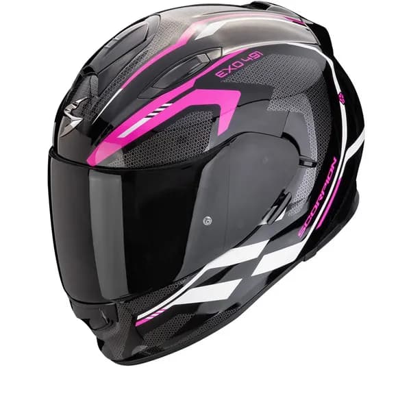 Scorpion EXO-491 Kripta Black-Pink-White Full Face Helmet Size XXS