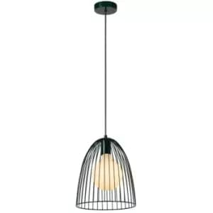 Lucide MACARONS - Pendant Light - Ø24.5cm- 1xE27 - Green