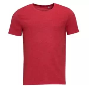 SOLS Mens Mixed Short Sleeve T-Shirt (L) (Heather Red)