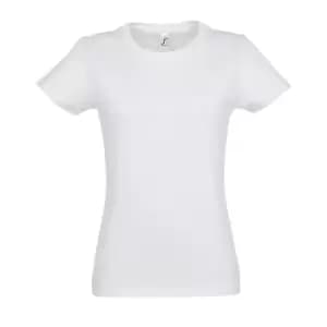 SOLS Womens/Ladies Imperial Heavy Short Sleeve T-Shirt (3XL) (White)