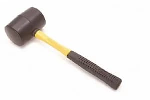 Rolson Yellow Fibre Rubber Mallet, 32oz