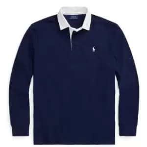 Polo Ralph Lauren Rugby Long Sleeve Polo Shirt - Blue