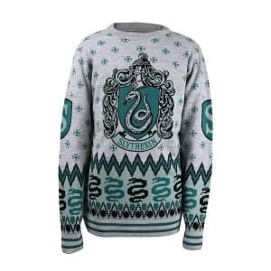 Harry Potter - Slytherin Crest Unisex Christmas Jumper Large