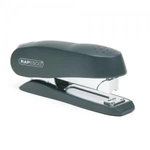 Rapesco Luna Half Strip Frnt Loading Stapler 20 Sheets Black