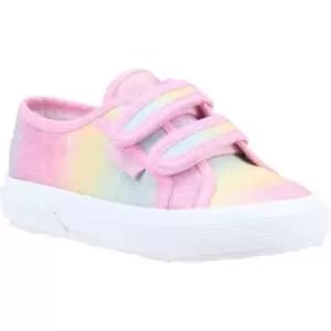 Superga 2750 Iridescent Shoe Unisex Pink UK Size 1.5