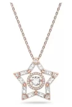 Swarovski 5617766 Stella White Crystal Rose Star Pendant Jewellery