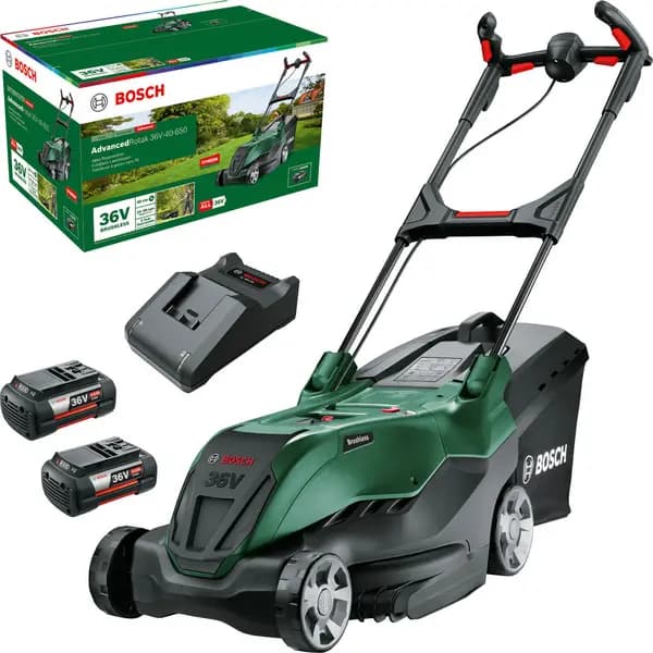 Bosch AdvancedRotak 36V-40-650 36V 2 x 4Ah Li-ion Cordless Rotary Lawnmower