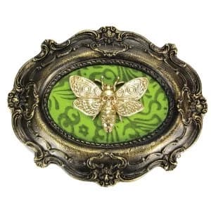 Moth Macabre Wall Plaque