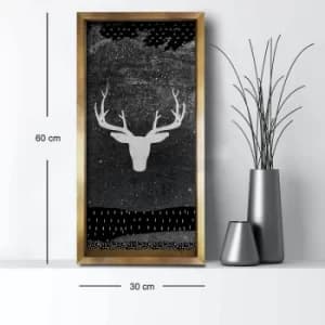 3060AHS-019 Multicolor Decorative Framed MDF Painting