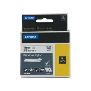 Dymo 18759 / 18489 Black on White Label Tape 19mm x 3.5m