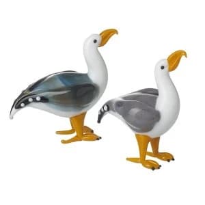 Glass Seagull Ornament By Heaven Sends (One Random Supplied)