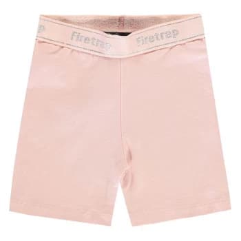 Firetrap Cycling Shorts Junior Girls - Lotus Pink