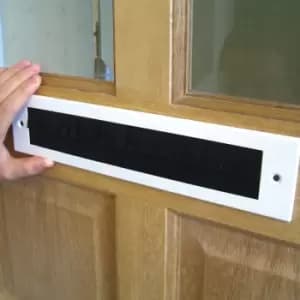 Stormguard Aluminium Letterbox Draught Excluder, (L)338mm