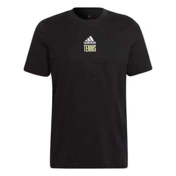 adidas Tennis AEROREADY Paris Graphic T-Shirt Mens - Black