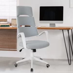 Vinsetto High Back Office Executive Chair w/ 360 Swivel Foam Padding Seat Grey
