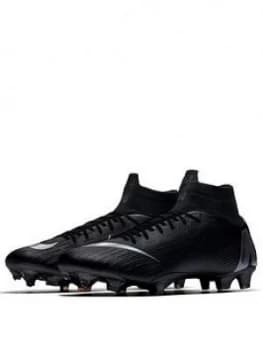 Nike Mens Mercurial Superfly 6 Pro Firm Ground Football Boot Black Size 10 Men