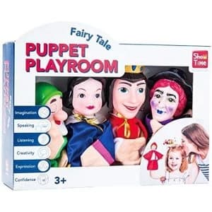 4 Large Snow White Hand Puppets