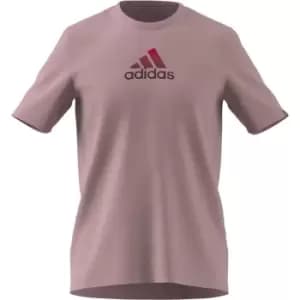 adidas Graphic Logo T-Shirt Mens - Beige