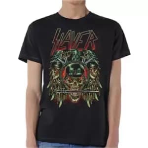 Slayer - Prey with Background Unisex Small T-Shirt - Black