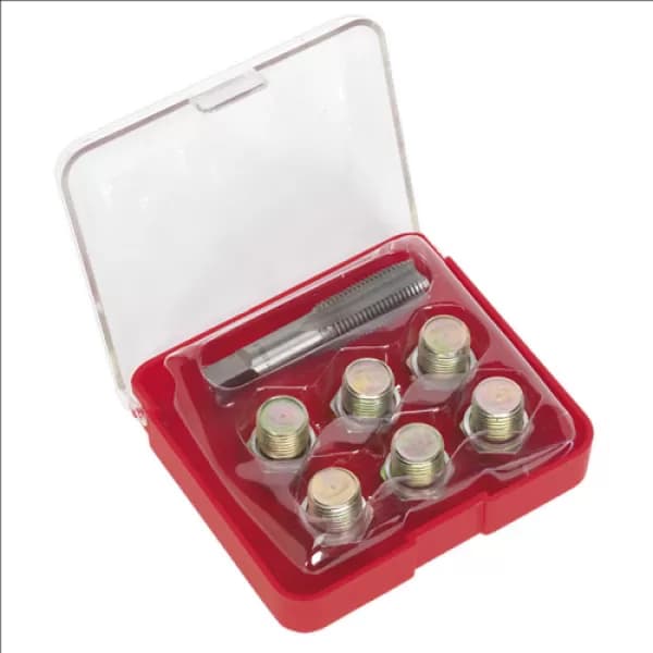 Genuine SEALEY VS615 Oil Drain Plug Thread Repair Set - M15