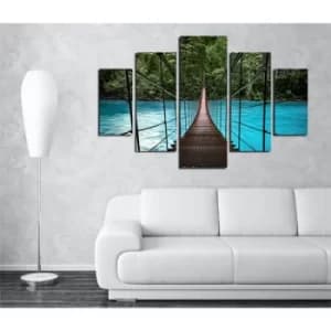 ST229 Multicolor Decorative MDF Painting (5 Pieces)