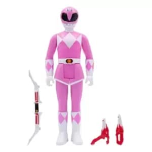 Super7 Mighty Morphin' Power Rangers Reaction Figure - Pink Ranger