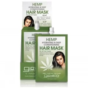 Giovanni Hemp Hydrating and Deep Conditioning Hair Mask (Pack of 12)