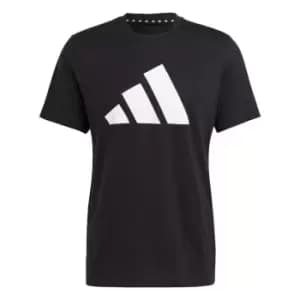 adidas Train Essentials Feelready Logo Training T-Shirt M - Black
