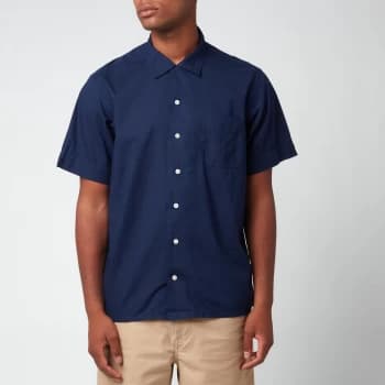 Polo Ralph Lauren Mens Cotton Short Sleeve Shirt - Newport Navy - M