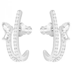 Ladies Swarovski Silver Plated Henrietta Earrings