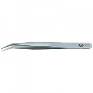 C.K. T2336 Assembly tweezers SM115 SA Slotted, curved (30°) 120 mm