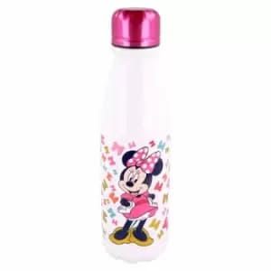 Stor Daily Aluminium Bottle 600 Ml Minnie So Edgy Bows