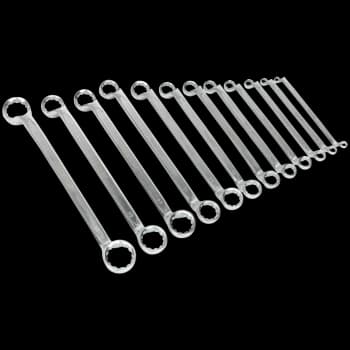 Sealey 12 Piece Offset Double Ring Spanner Set