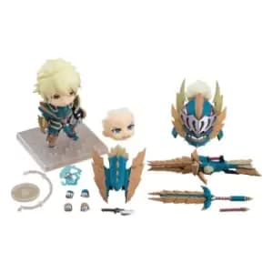 Monster Hunter World Iceborne Nendoroid Action Figure Hunter Male Zinogre Alpha Armor Ver. DX 10 cm
