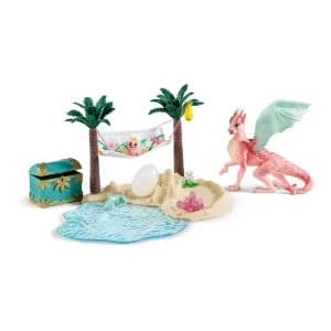 SCHLEICH Bayala Dragon Island with Treasure Toy Playset