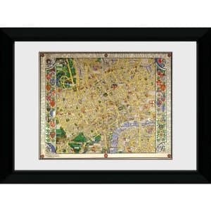 Transport For London Map Framed Collector Print