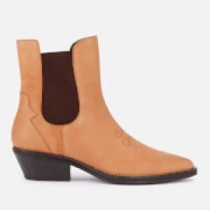 Superdry Womens Western Boots - Tan - UK 3