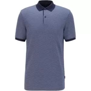 Boss Boss Penrose Short Sleeve Polo Shirt Mens - Blue