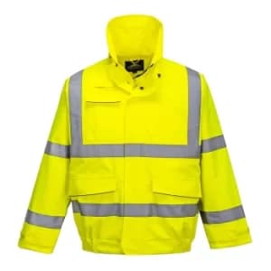 PWR Hi Vis Extreme Bomber Jacket Yellow 3XL