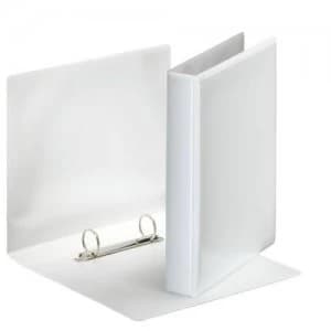 Esselte Presentation Binder 2-DRing 25mm A5 White PK12