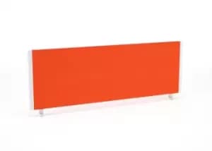 Impulse/Evolve Plus Bench Screen 1200 Bespoke Tabasco Orange White Frame