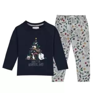 Linea Babies Xmas PJ Set - Blue