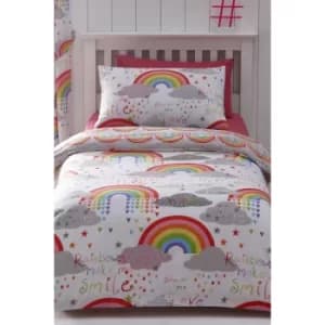 Clouds and Rainbows Reversible Duvet Set