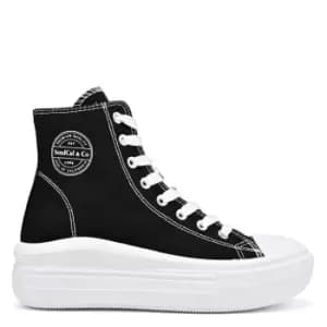 SoulCal Canvas High Top Wedge Platform Ladies - Black